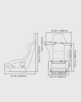 Load image into Gallery viewer, Kinetic Apex Origin - RCF Comfort Shell Seat Black Velour