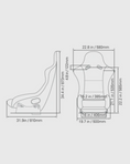 Load image into Gallery viewer, Kinetic Apex Origin - RCF Comfort Shell Seat Black Leather
